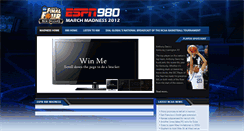 Desktop Screenshot of madness.espn980.com